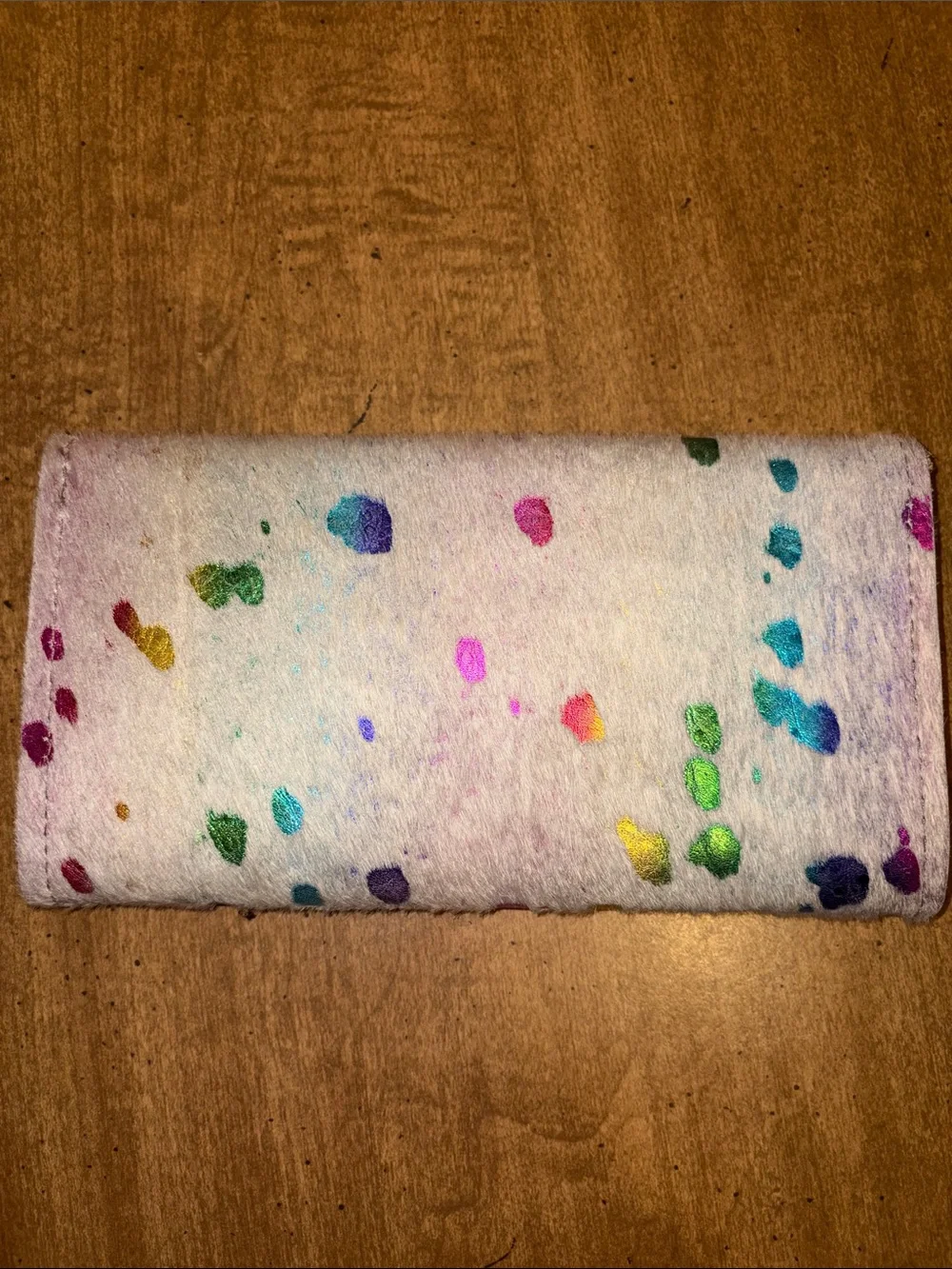 Multicolor Paint-Splash Wallet -